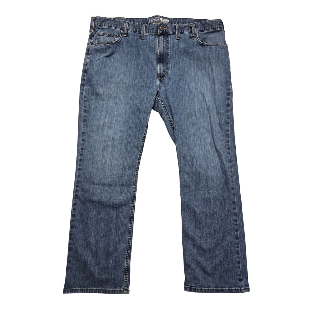 Carhartt Rugged Flex Relaxed Fit Jeans Workwear Denim Blue Mens 44x30